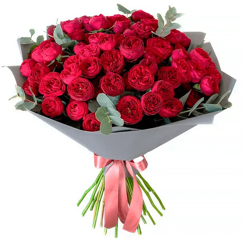 Букет из пионовидных роз «Взаимность»